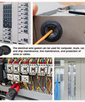 Ultimate 85 Piece Rubber Grommet Kit With Five Sizes For Cars Plumbing PC Builds And More For DIYers used in wiring setup.