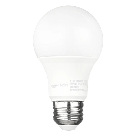 Smart Dusk to Dawn LED A19 Outdoor Bulb With Auto On Off Sensor, 9W Real Power for 60W Equivalent, Daylight White 5000K, E26 Base