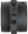 Heavy Duty Industrial Grade Type C Hub Sprocket With Precision Bored To Size, side view showing 12 teeth and 3 3/8 inch bore diameter.