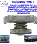 Side view of Dodge Radiator Cap Replacement for Journey, Challenger, Charger, Durango, Jeep Grand Cherokee and Chrysler PT Cruiser