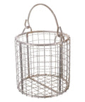 Healeved Stainless Steel Fine Mesh Cleaning Basket With Swinging Handle for ultrasonically cleaning jewelry and watch parts.