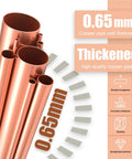 Insulated Sixteen Foot Line Set for Mini Split AC showing 0.65mm thick high-quality copper tubing close-up view