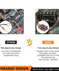 Comparison of installation methods for Plug N Play 300W LED Light Bar Wiring Harness Kit With Pulse Power Connector