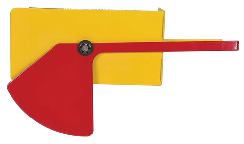 Forklift Level Gauge For Steel Fork Truck High Visibility Indicator In Yellow And Red, FRK LVL 9-1/4 In By 2-5/8 In By 5-1/16 In Dimensions