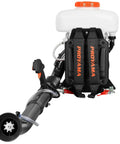 51.7cc 3 In 1 Gas Powered Backpack Sprayer With 3.7 Gallon Tank Turbo Pump Mist Duster Mosquito Fogger Vibration Dampening Harness
