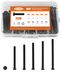 Pro Shop Ready M6 Socket Head Cap Screw Assortment Pack features twenty 10.9 grade alloy steel fasteners displayed in a case.