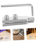 Top Notch 2 Piece Pipe Thread Extractor Kit For Broken Screw And Stripped Water Pipe Removal. Heavy Duty Broken Faucet Tool That Makes Tricky Repairs A Cinch Without The Hassle Or Effort Everytime You Use It. silver metal extractor kit with hex key