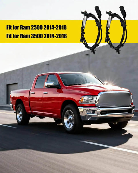 Ram Front ABS Wheel Speed Sensor Replacement Kit For 2014 2015 2016 2017 2018 2500 3500 Left And Right 2Pcs with truck