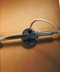 Retro Brace 1.5 Inch Deep Ceiling Fan Box for Old Work Electrical Box with 2.5 Inch Knockouts, installed between joists