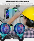 Dual Lens USB Camera Module 1080P 60FPS UVC Industrial Board With Color Synchronization Dual M12 Lenses