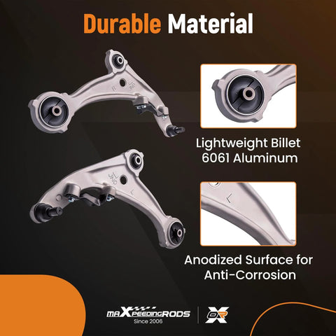 Front Lower Control Arm Replacement For Nissan Altima 2007 2012 All Models And 2013 2 Door Coupe Only K620195 K620196 with anodized aluminum for durability