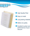 Two Pack Pleated Replacement Filters For Hoover FloorMate Upright Vacuums with features like high quality and easy installation
