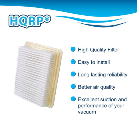 Two Pack Pleated Replacement Filters For Hoover FloorMate Upright Vacuums with features like high quality and easy installation