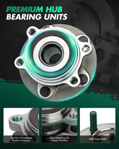 Front Wheel Hub Bearing Assembly For Mazda 3 2014-2017 And Mazda CX-3 2016-2017 OE 513354 showing bearing unit and studs