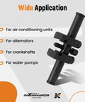 Universal Crankshaft Pulley Removal Tool And Harmonic Balancer Puller Set for A/C units, alternators, crankshafts, water pumps