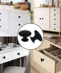 12 Pack Antique Black Round Cabinet Knobs With Screws For Kitchen Cupboard Doors Drawers Dresser Hardware Vintage Style Pulls
