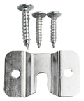 Heavy Duty Metal Wall Mount Bracket With Screws And Pads For Secure Dartboard Hanging On Wall Backboard Or Cabinet Silver Finish Kit