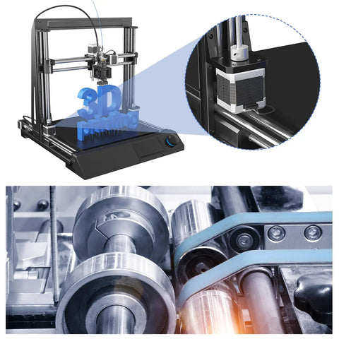 Two-Piece Double Split Shaft Collar Clamp-On Set Screw Collars For Five Eighths Bore And One Point Three One Two Five Inch Outer Diameter Aluminum 2024 Lightweight Built To Last Solid Lockdown For Smooth Spin on 3D printer drive shaft