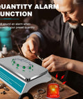 Beefy Counting Scale With 30kg/66lb Capacity And 0.1g Precision For Parts, Jewelry, And Coins in use with jewelry components.