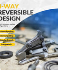 4 Way 2 Claw Reversible Gear Puller 2 Ton Heavy Duty Carbon Steel Bearing And Flywheel Remover on workshop table