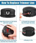 Beefy String Trimmer Head For SRM 225 And SRM 230 With Speed Feed 400 Style, Instructions on how to replace trimmer line.