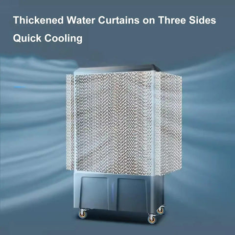 Top Shelf Portable Swamp Coolers Deliver Smooth Evaporative Chilling Across Any Room With thickened water curtains for quick cooling.