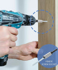 Tough As Nails Zinc Plated Eye Lag Screws In A Solid 100 Pack Plus A Handy Hook Driver for use with a drill and wood.