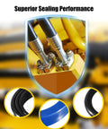Hydraulic Cylinder Seal Kit For Front End Loaders Built Tough Pro Grade Replacement Fits Two And A Half Inch Cylinders And One And A Half Inch Rod For Loader Models 235 245 310 315 345 385 542 And 220 With Two And A Quarter Inch Bore, seal rings