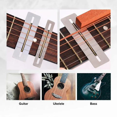 Gig Ready Pro Grade All In One Guitar Repair Tool Kit 45 Pcs Set With Carry Bag fret crowning files on guitar neck