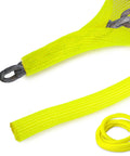 10 Ft High Visibility Chain Cover Kit In Bright Yellow For Indoor And Outdoor Barriers DIY Nylon Sleeving With Adjustable Cable Ties
