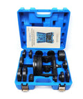 Wheel Bearing Removal And Installation Tool Kit For Front Rear And All Wheel Drive Vehicles in blue case with components