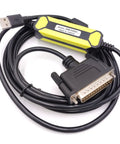 USB To RS232 CNC Programming Cable For Fanuc With DB25 Pin Data Transfer Cable 2.5m Length Windows Compatible 7 8 10 XP Vista CNC Download Cable Serial Data Exchange, coiled
