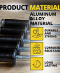 Black Aluminum Pop Rivets Kit 100 Pack 3/16 By 1 Inch Closed End Rivets With Large Head, Durable Corrosion-Resistant Material