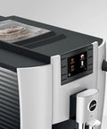 All In One Automatic Coffee Machine Grinds Tamps Brews Froths In Under 60 Seconds With Intuitive Color Display and sleek design