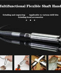 Aoxhugb 800W Bench Grinder Polishing Machine For Jade Carving Stone Cutting Woodworking High Power Wet Sanding Tool with flexible shaft handle.