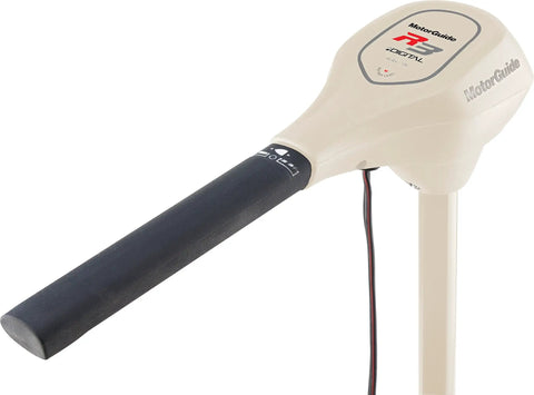 Chill On The Water With This Built Tough 45 Lb Peak Transom Mount Trolling Motor with twist tiller steering and control panel.