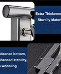 Close-up of Adjustable Shipping Station Stand Tabletop Bubble Wrap Dispenser showcasing sturdy material and wide base for stability.
