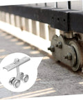 Heavy Duty Galvanized Door Roller Pulley For Sliding Doors, 500Kg Load Capacity Track Wheel Accessory For Industrial Use