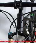 2500mm Bicycle Hydraulic Disc Brake Hose Kit for Shimano BH90 System With Banjo Adapter shown on bike