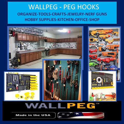 Four Panel Pegboard Kit For Home Garage And Office 24x16 Inch Panels 64x24 Inch Mounted Wall Organizer with tools and accessories
