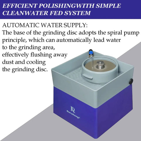 4 Inch Flat Grinding Machine For Glass And Gemstones With Shaping And Polishing Capabilities Jewelry Making Grinding Gear Kit