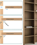 Diagram showing 30 Pack Drawer Wedges With Screws For Bottom Support Replacement Brackets in cabinet repair use.