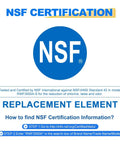 NSF certification for Water Filter And Air Filter Combo For LG And Kenmore Refrigerators RWF3500A Replacement NSF Certified Lead Free