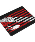 Vintage Scuba Dive Flag Mouse Pad For Laptop And Desk Setup with non slip rubber base and retro design