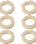 Water Filter Replacement Gaskets Six Pack For Mini Squeeze And Micro Squeeze Systems BPA Free Food Grade O Rings To Fix Leaks Mold And Worn Seals Durable Replacement Kit For Easy Maintenance And Long Lasting Hydration, six beige O-rings