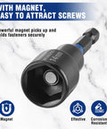 Magnetic 14mm nut driver from 27 Piece Magnetic Nut Driver Kit With Quick Release Extensions