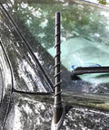 Close-up of 7 Inch Spiral Flexible Rubber Antenna Replacement for Toyota Tundra and Tacoma 2000 2025 with easy install on car
