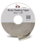 Heavy Duty Butyl Seal Tape 1 Inch By 50 Feet Weather Resistant And Leak Proof Sealant Roll in original packaging