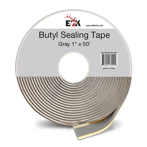 Heavy Duty Butyl Seal Tape 1 Inch By 50 Feet Weather Resistant And Leak Proof Sealant Roll in original packaging