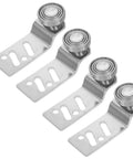 Four Pack Stainless Steel Sliding Door Pulley Wheels With Internal Ball Bearings For A Rock Solid Build And Runs Like A Dream Rail Glide featuring 23 mm axles.